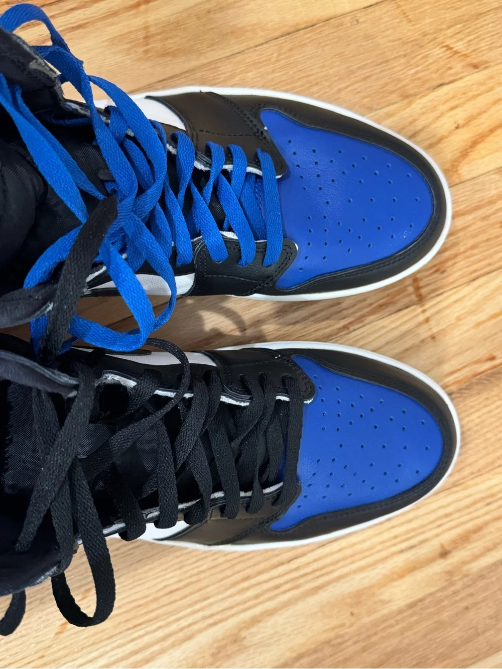 Nike Air Jordan 1 High Royal Blue/Black/White - Men Size 12.5